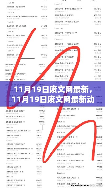 11月19日廢文網(wǎng)最新動態(tài)下的文化思考探索