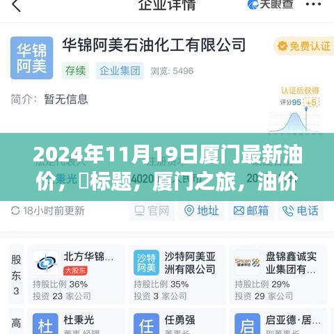 廈門油價更新與探索自然美景之旅，油價新篇章，內(nèi)心平靜的藝術(shù)探索