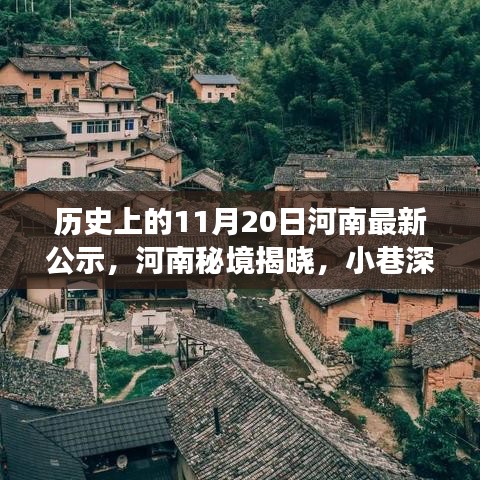 河南歷史揭秘，特色小店與美食的碰撞，最新公示帶你探尋河南秘境的小巷深處