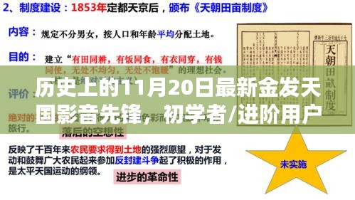 歷史上的11月20日，金發(fā)天國影音先鋒使用指南及初學(xué)者進(jìn)階教程