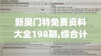 新奧門特免費(fèi)資料大全198期,綜合計(jì)劃評估_多媒體版SVJ5.33