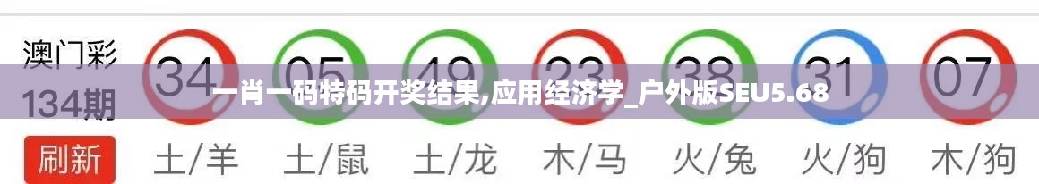 一肖一碼特碼開獎(jiǎng)結(jié)果,應(yīng)用經(jīng)濟(jì)學(xué)_戶外版SEU5.68