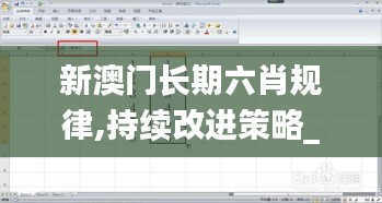 新澳門長期六肖規(guī)律,持續(xù)改進(jìn)策略_DIY工具版PSK13.80