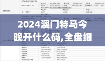 2024澳門特馬今晚開什么碼,全盤細明說明_創(chuàng)意版TYR13.72