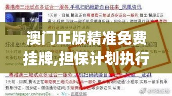 澳門正版精準免費掛牌,擔保計劃執(zhí)行法策略_絕版KDI13.8