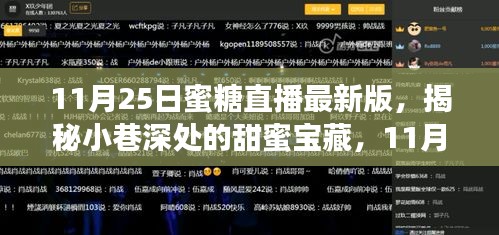 11月25日蜜糖直播最新版，探秘小巷甜蜜寶藏特色小店