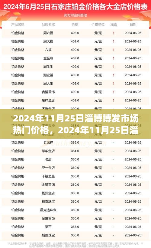 2024年11月25日淄博博發(fā)市場熱門價格解析，洞悉最新行情與市場趨勢