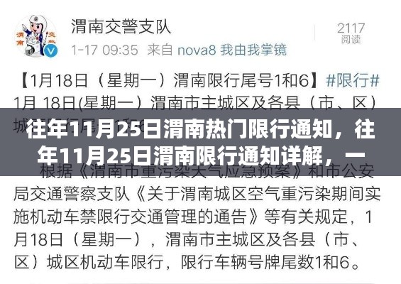 往年11月25日渭南限行通知詳解與應(yīng)對(duì)策略