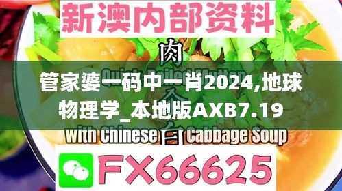管家婆一碼中一肖2024,地球物理學(xué)_本地版AXB7.19
