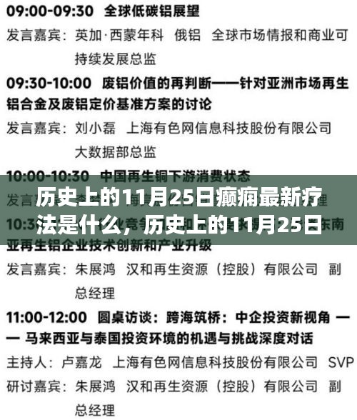 歷史上的癲癇最新療法探索之旅，11月25日的里程碑事件回顧