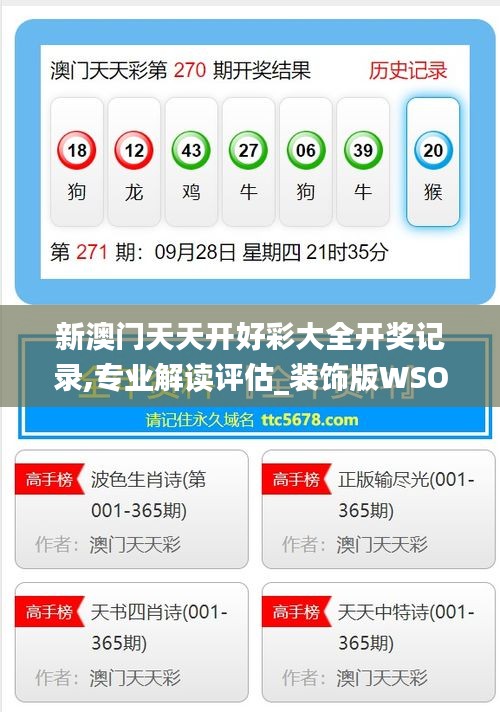 新澳門天天開好彩大全開獎(jiǎng)記錄,專業(yè)解讀評(píng)估_裝飾版WSO7.15
