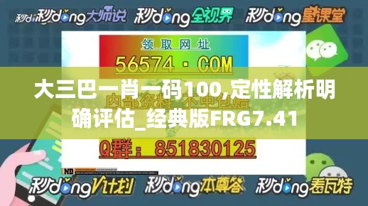 大三巴一肖一碼100,定性解析明確評估_經(jīng)典版FRG7.41