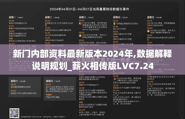 新門(mén)內(nèi)部資料最新版本2024年,數(shù)據(jù)解釋說(shuō)明規(guī)劃_薪火相傳版LVC7.24