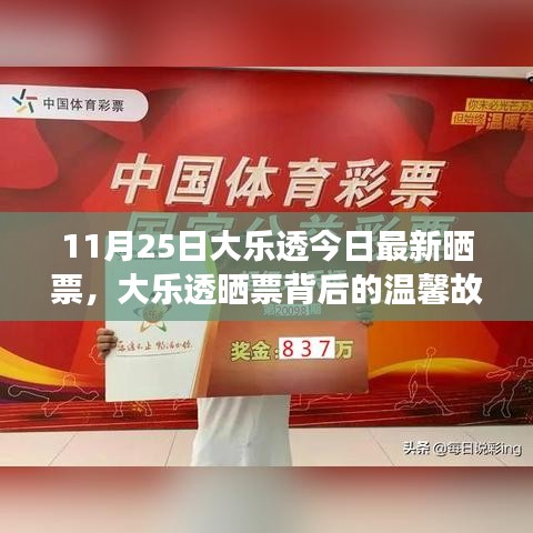 大樂透曬票背后的故事，意外驚喜與深厚友情的溫馨時刻