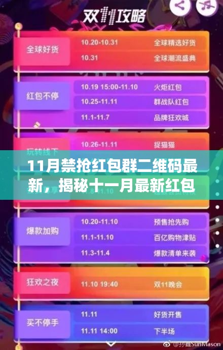揭秘十一月紅包大戰(zhàn)，最新禁搶紅包群二維碼發(fā)布，搶紅包盛宴即將開啟！