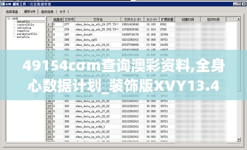 49154cσm查詢澳彩資料,全身心數(shù)據(jù)計劃_裝飾版XVY13.40