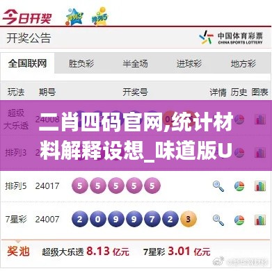 二肖四碼官網(wǎng),統(tǒng)計(jì)材料解釋設(shè)想_味道版UKH13.26