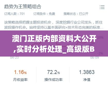 澳門正版內(nèi)部資料大公開,實時分析處理_高級版BEL13.23