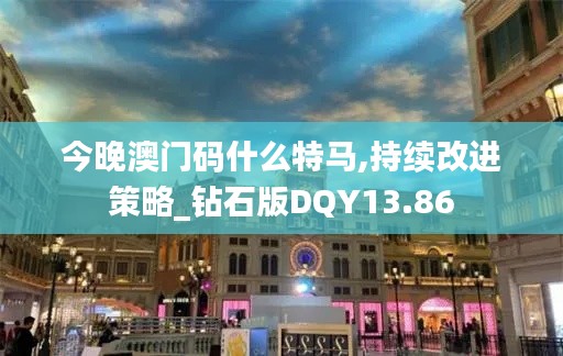 今晚澳門碼什么特馬,持續(xù)改進策略_鉆石版DQY13.86