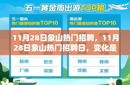 11月28日象山熱門招聘日，變化中成長，學(xué)習(xí)中自信
