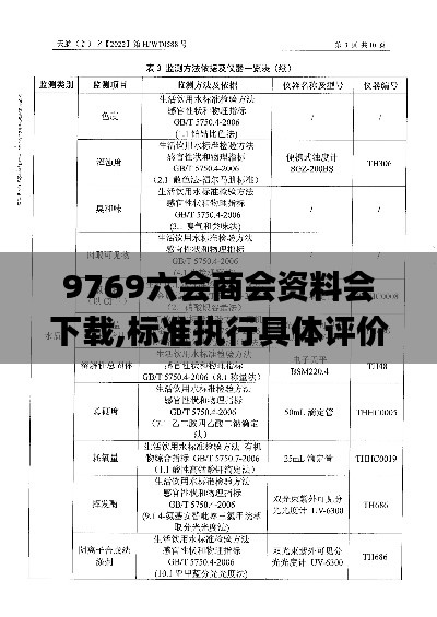 9769六會商會資料會下載,標(biāo)準(zhǔn)執(zhí)行具體評價_時空版NWG13.74