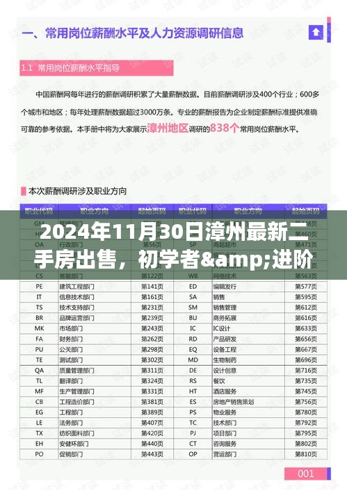 2024年漳州二手房出售全流程指南，從初學(xué)者到進(jìn)階用戶