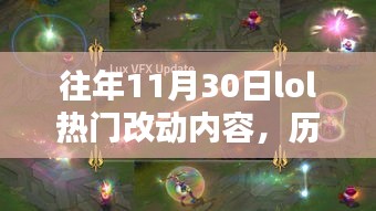 歷年11月30日LOL熱門(mén)改動(dòng)內(nèi)容深度解析與回顧