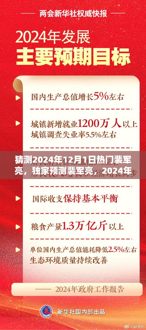 獨家預(yù)測，裴軍亮成為2024年12月1日的炙手可熱之星