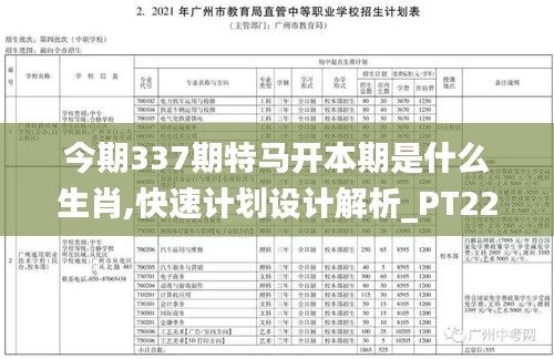 今期337期特馬開本期是什么生肖,快速計(jì)劃設(shè)計(jì)解析_PT22.779-7