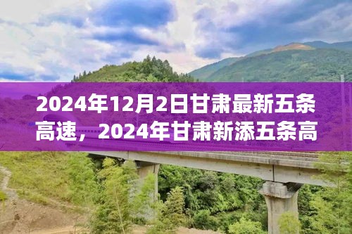 甘肅重塑交通格局，2024年新增五條高速引領(lǐng)區(qū)域發(fā)展