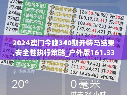 2024澳門今晚340期開特馬結果,安全性執(zhí)行策略_戶外版161.335-2