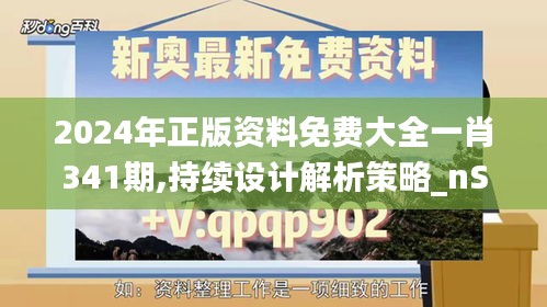 2024年正版資料免費(fèi)大全一肖341期,持續(xù)設(shè)計(jì)解析策略_nShop4.773