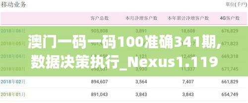 澳門一碼一碼100準(zhǔn)確341期,數(shù)據(jù)決策執(zhí)行_Nexus1.119