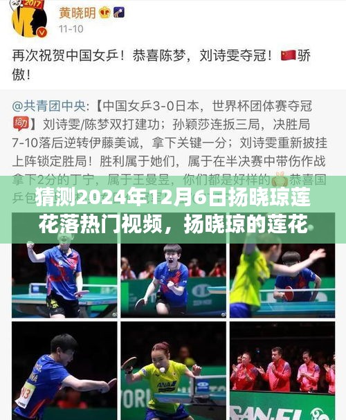 揚(yáng)曉瓊蓮花落夢(mèng)幻之旅，溫馨日常的期待與驚喜，熱門(mén)視頻預(yù)測(cè)（2024年12月6日）