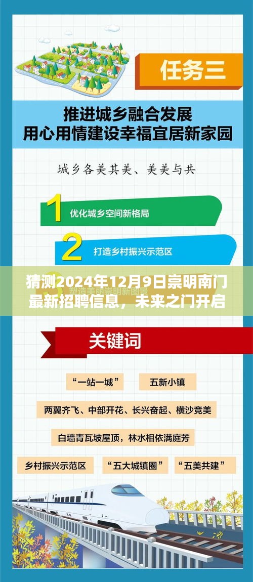 智能時(shí)代先鋒體驗(yàn)，2024崇明南門(mén)最新尖端招聘信息與未來(lái)之門(mén)開(kāi)啟