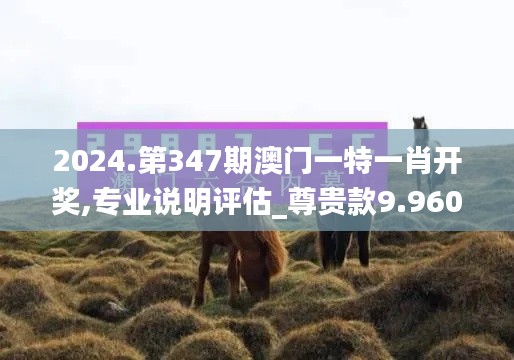 2024.第347期澳門一特一肖開獎(jiǎng),專業(yè)說明評(píng)估_尊貴款9.960
