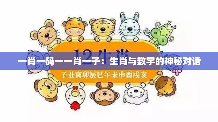 一肖一碼一一肖一子：生肖與數(shù)字的神秘對話