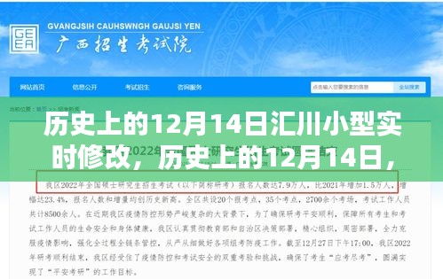 歷史上的12月14日，匯川小型實(shí)時(shí)修改技術(shù)的重要里程碑