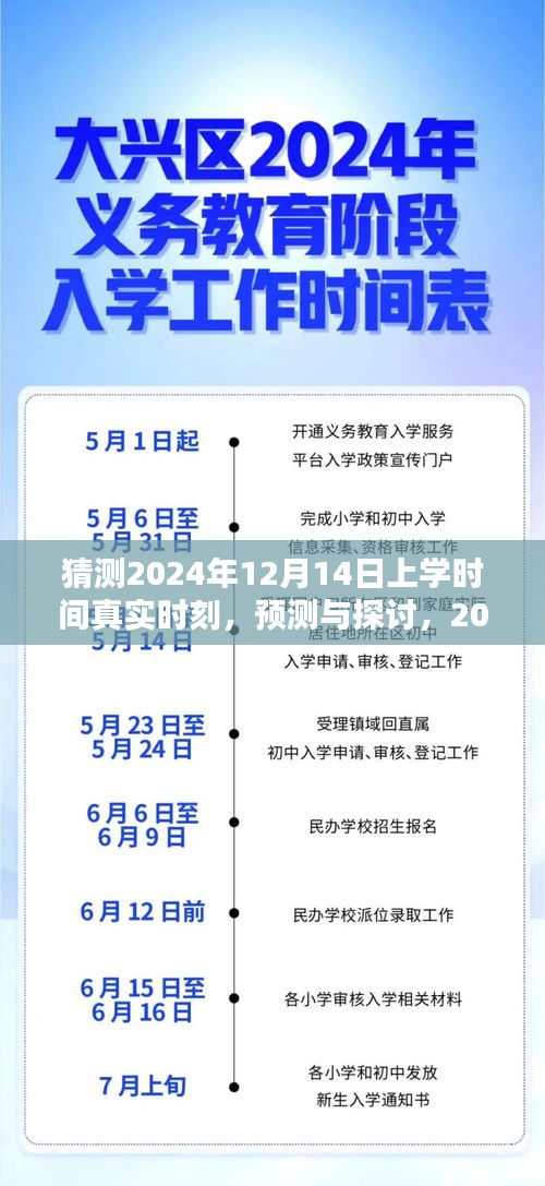 揭秘未來，2024年12月14日上學(xué)時(shí)間的預(yù)測(cè)與分析