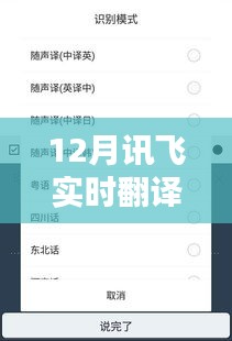 訊飛實時翻譯日文版，科技打破語言壁壘，開啟智能翻譯新紀(jì)元