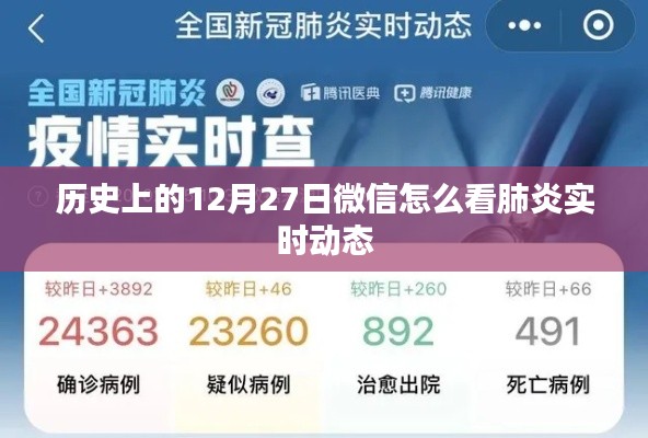 微信查看肺炎實(shí)時動態(tài)指南，歷史12月27日動態(tài)速覽