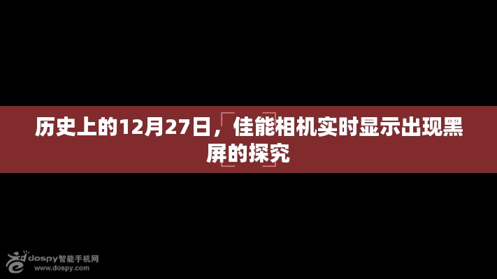 佳能相機實時顯示黑屏問題探究，歷史背景分析