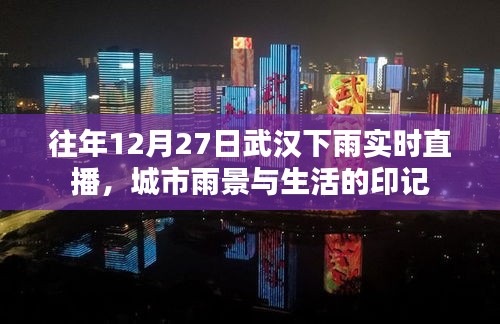 武漢雨景直播，城市雨天的生活印記