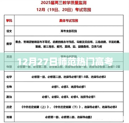 師范熱門高考資訊，最新動(dòng)態(tài)（12月27日）