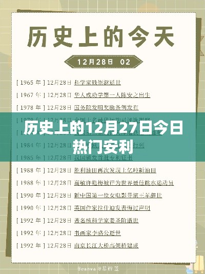 歷史上的今天，最新熱門資訊一網(wǎng)打盡