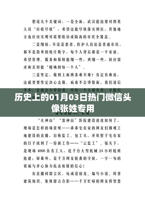 張姓微信頭像精選，歷史上的熱門頭像回顧