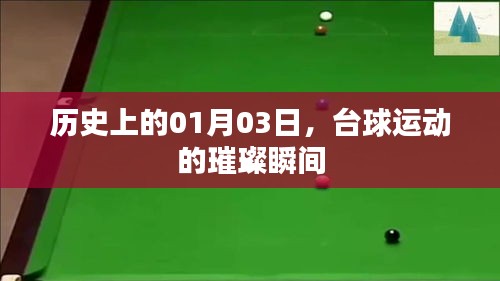 臺球運動歷史中的璀璨瞬間，回望一月三日的光輝歲月