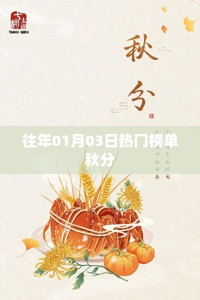 秋分時(shí)節(jié)熱門榜單回顧，歷年一月三日盛事概覽