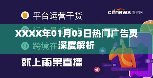 XXXX年1月3日廣告頁(yè)深度解析報(bào)告