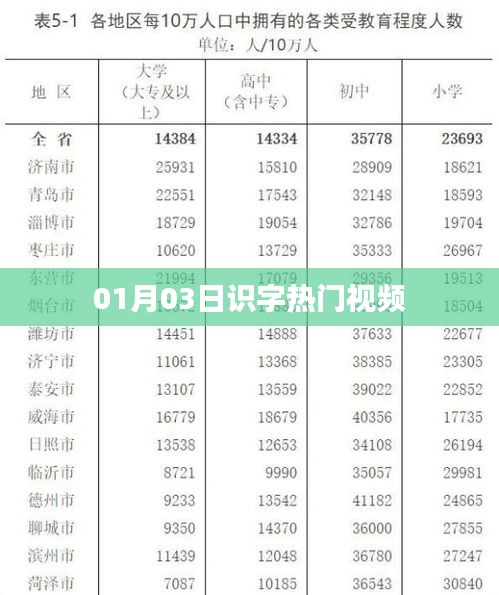 熱門識(shí)字視頻盤點(diǎn)（精選合集）